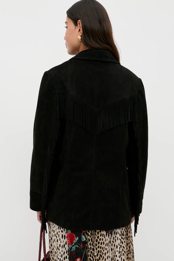 RIXO Teagan Jacket in Black