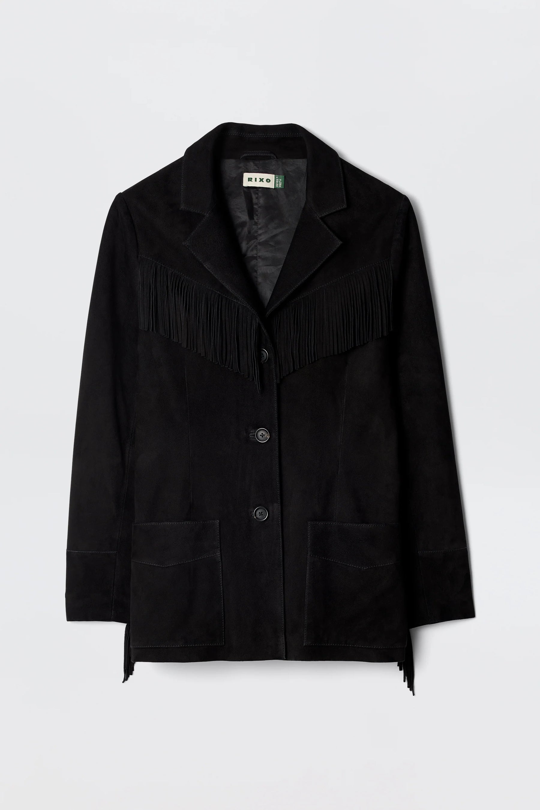 RIXO Teagan Jacket in Black