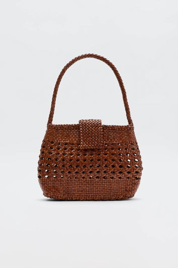 RIXO X Dragon Diffusion Amoria Bag in Tan