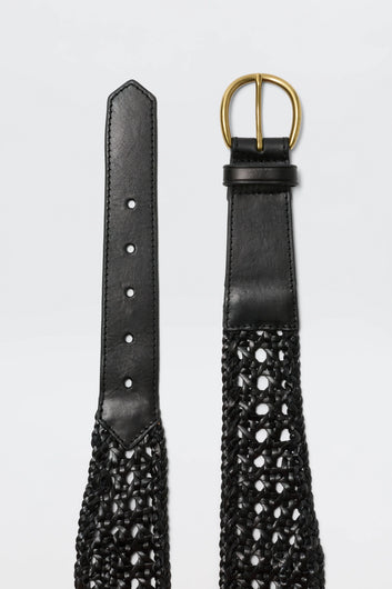 RIXO X Dragon Diffusion Roxelle Belt in Black