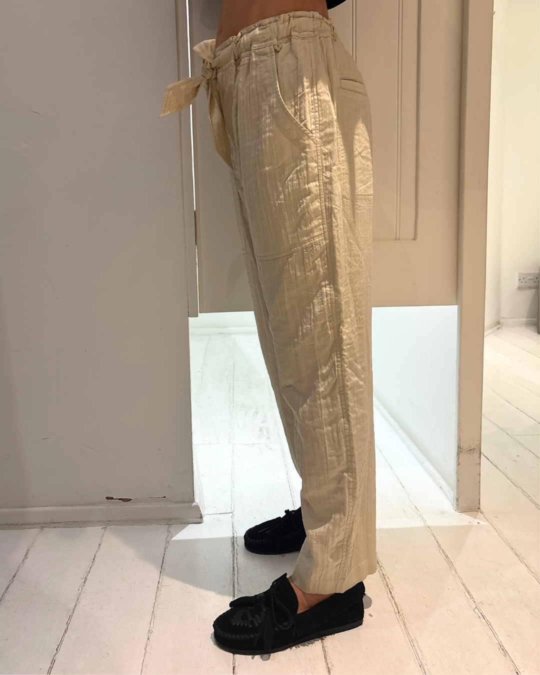 Marant Etoile Bilna Trousers in Ecru