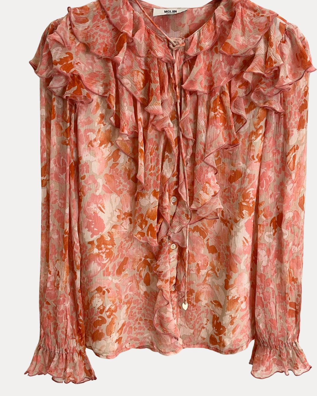 Moliin Helena Top in Coral Blush