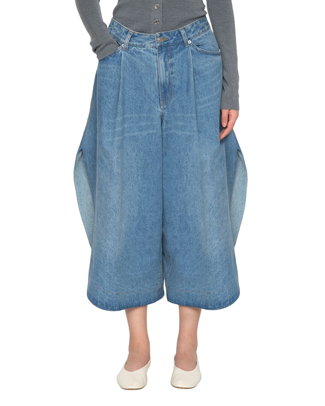 Sea New York Milene Denim Culotte - Blue