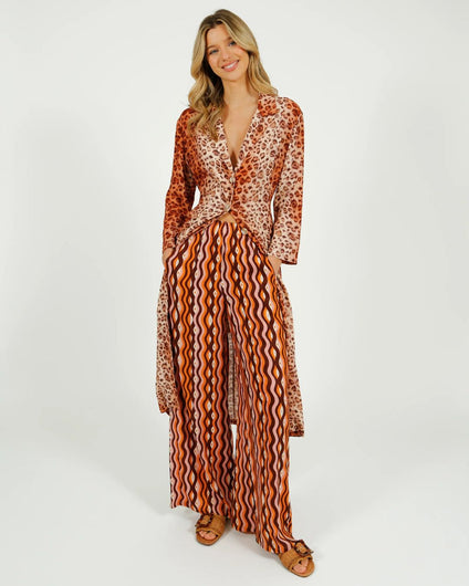 Primrose Park Eli Dress in Leopard