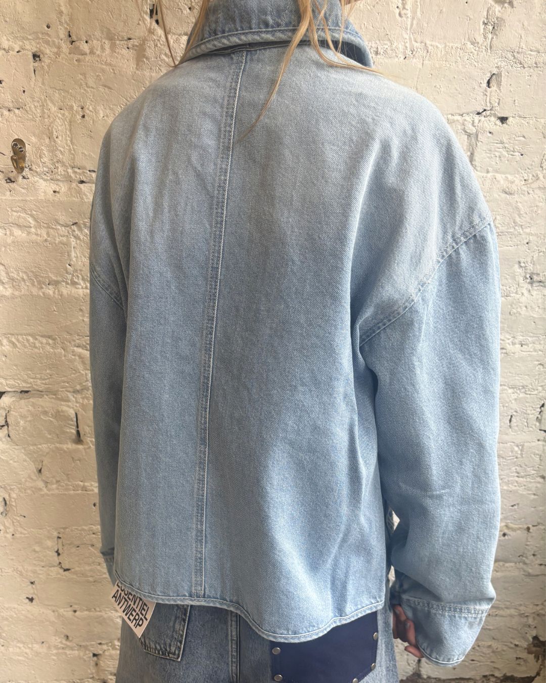 Tinsels Elvis On Blue Denim Jacket