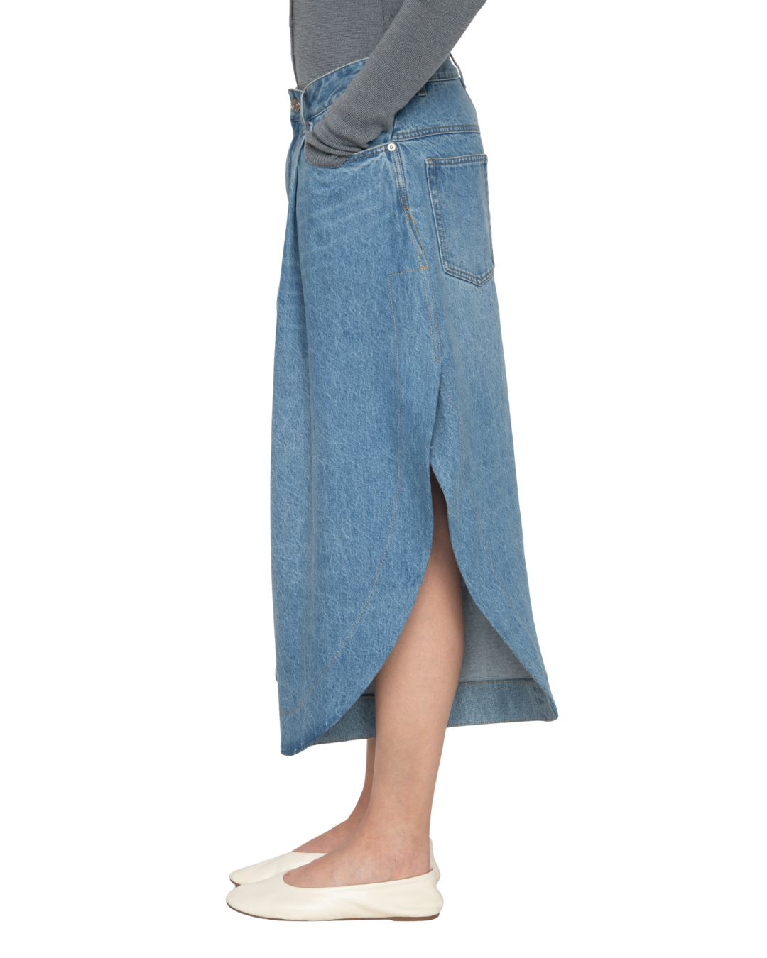 Sea New York Milene Denim Culotte - Blue