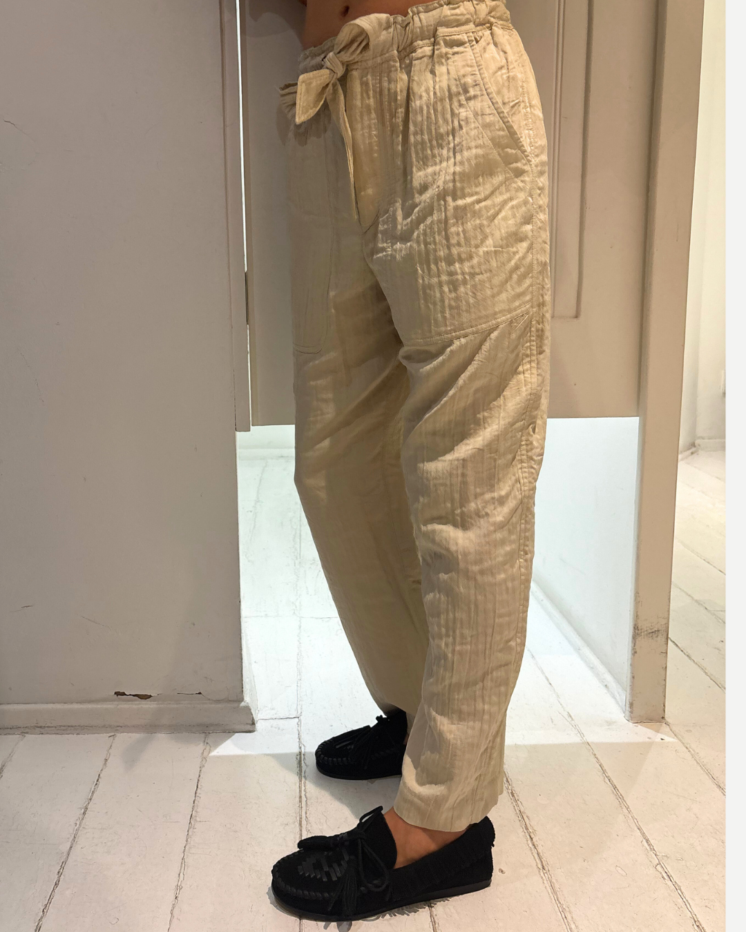 Marant Etoile Bilna Trousers in Ecru