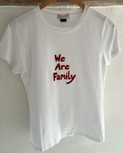 Bella Freud We Are Family Classic Tee - White