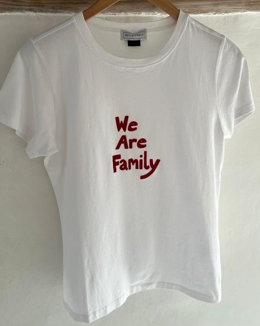 Bella Freud We Are Family Classic Tee - White