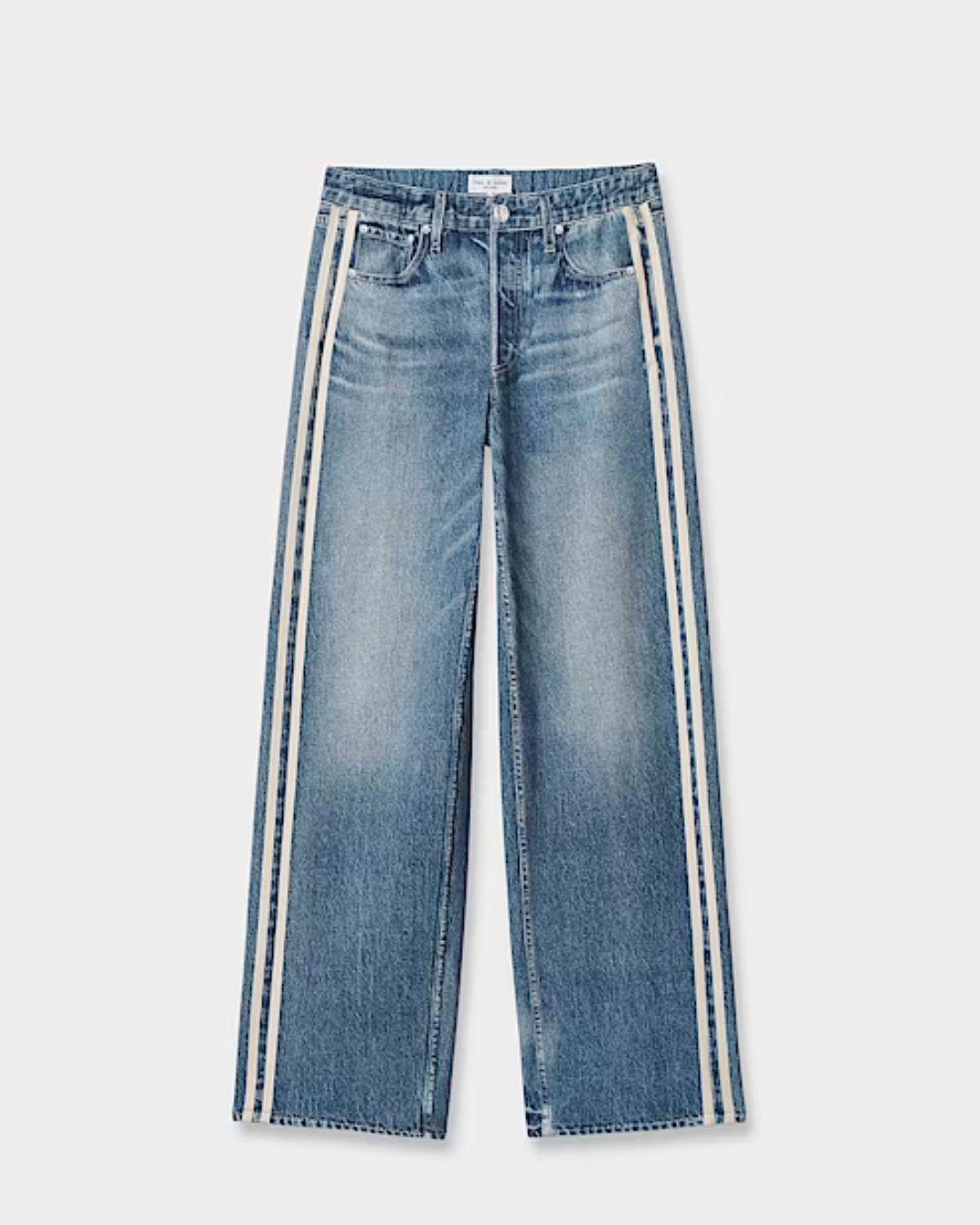 Rag & Bone Miramar Terry Wide-Leg Track Trousers - Sutton