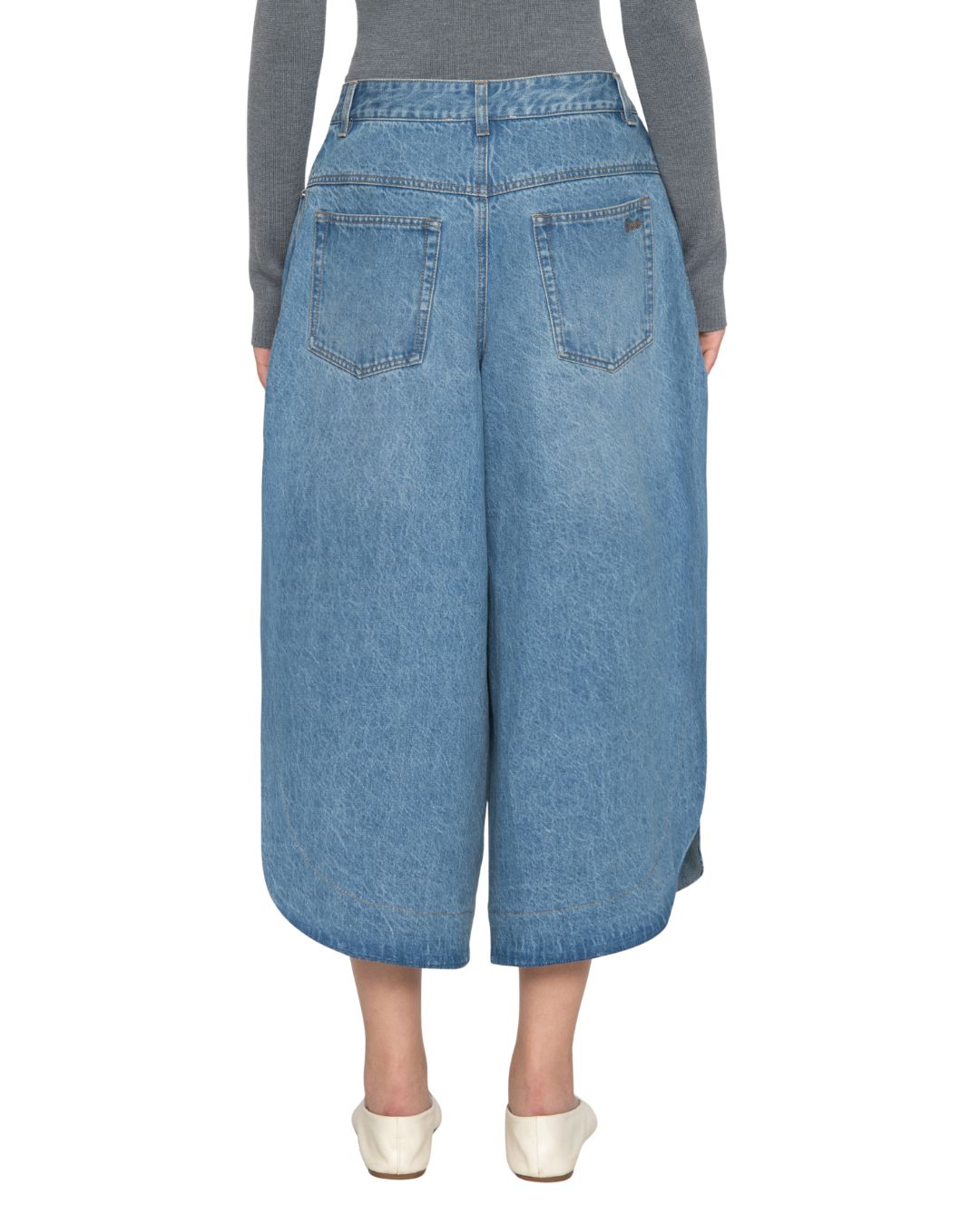 Sea New York Milene Denim Culotte - Blue
