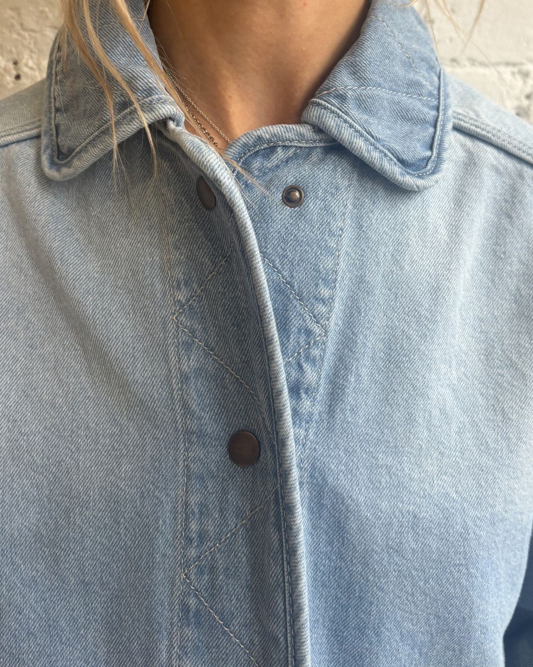 Tinsels Elvis On Blue Denim Jacket