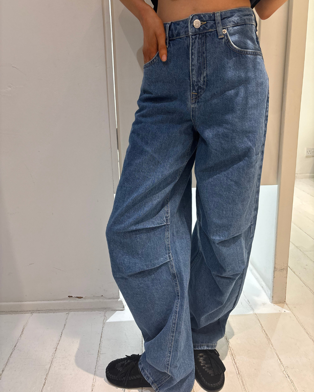 SELECTED Wide Agathe Baggy Jeans