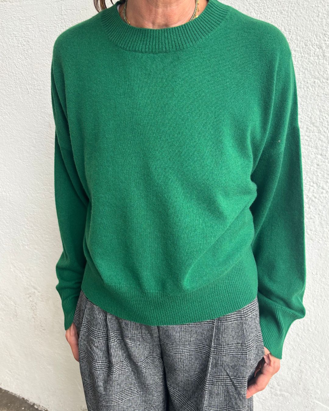 PARK Boyfriend Jumper - Fir