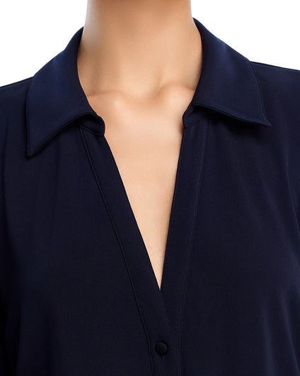 Cinq à Sept Seferina Dress in Navy