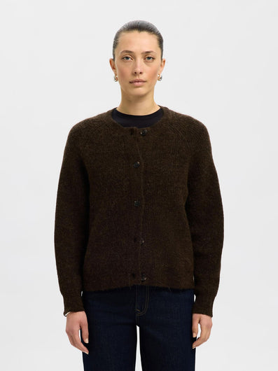 SELECTED Lulu LS Knit Cardi in Delicioso