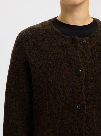 SELECTED Lulu LS Knit Cardi in Delicioso