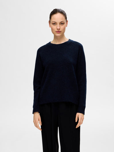 SELECTED Helen Knit in Dark Sapphire