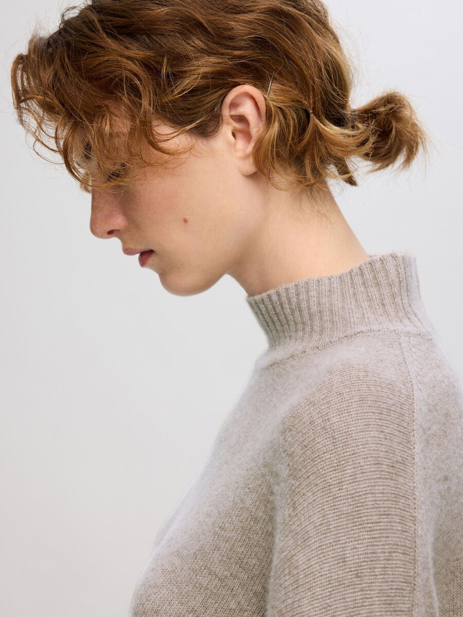 SLF Cille LS Knit in cream melange