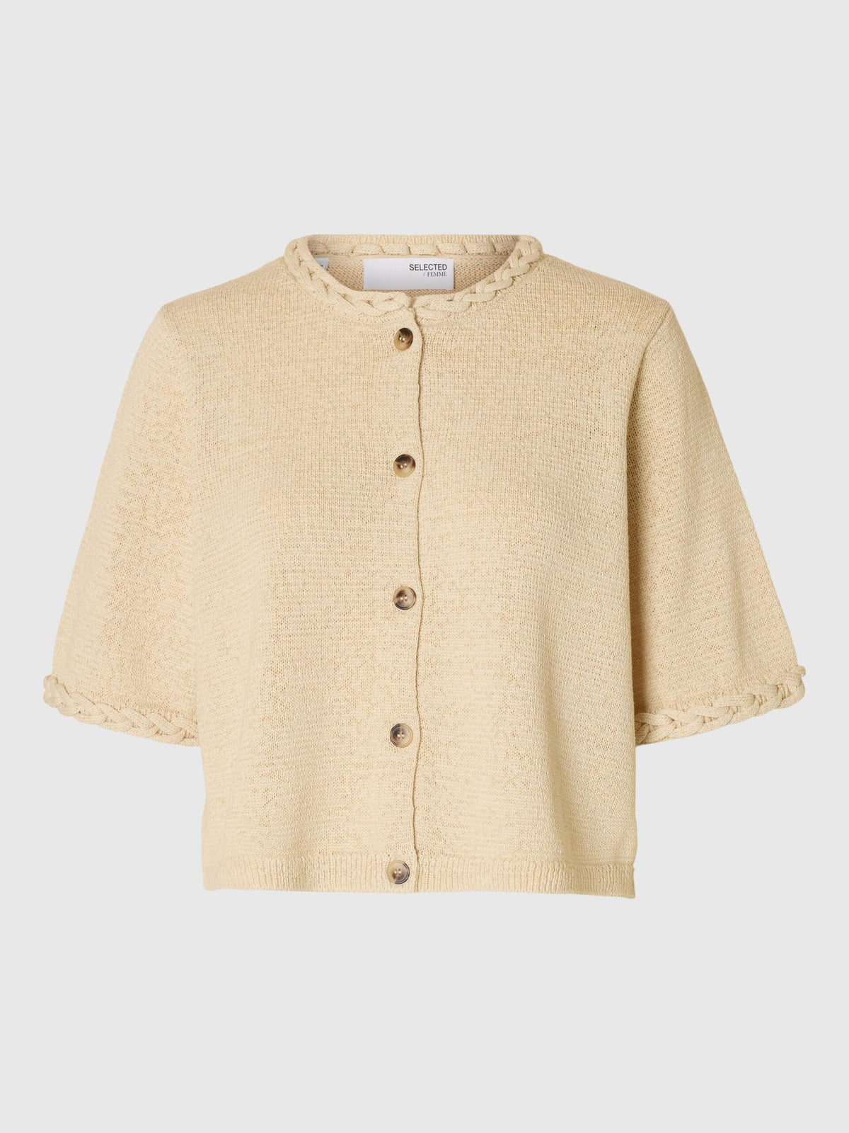 SLF Alma Knit Cardigan in Birch
