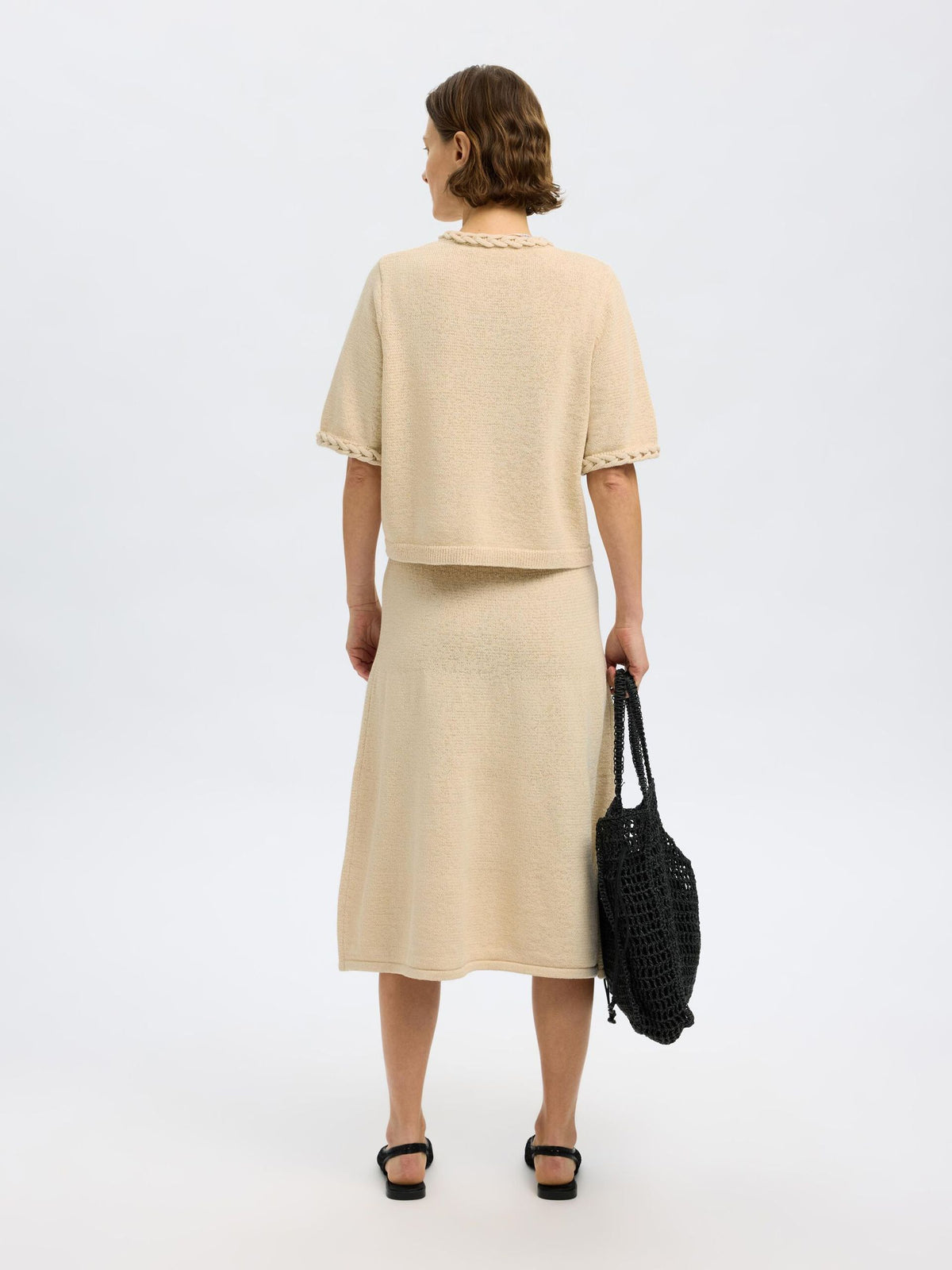 SLF Alma Knit Cardigan in Birch