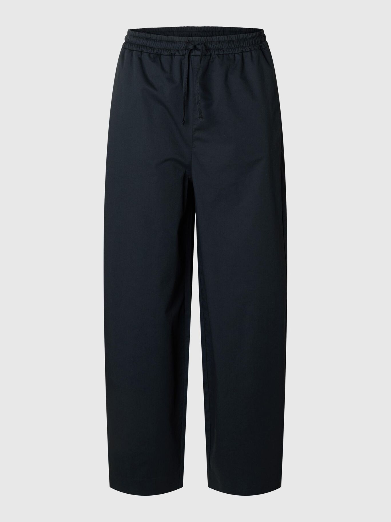 SELECTED Juma Loose Barrel Pant in Black