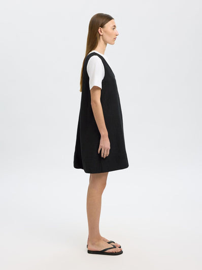 SLF Linna Linen Dress in Black
