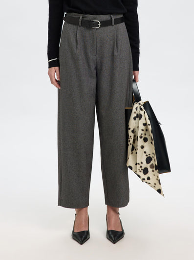 SELECTED Barrel Alma Pant in Black
