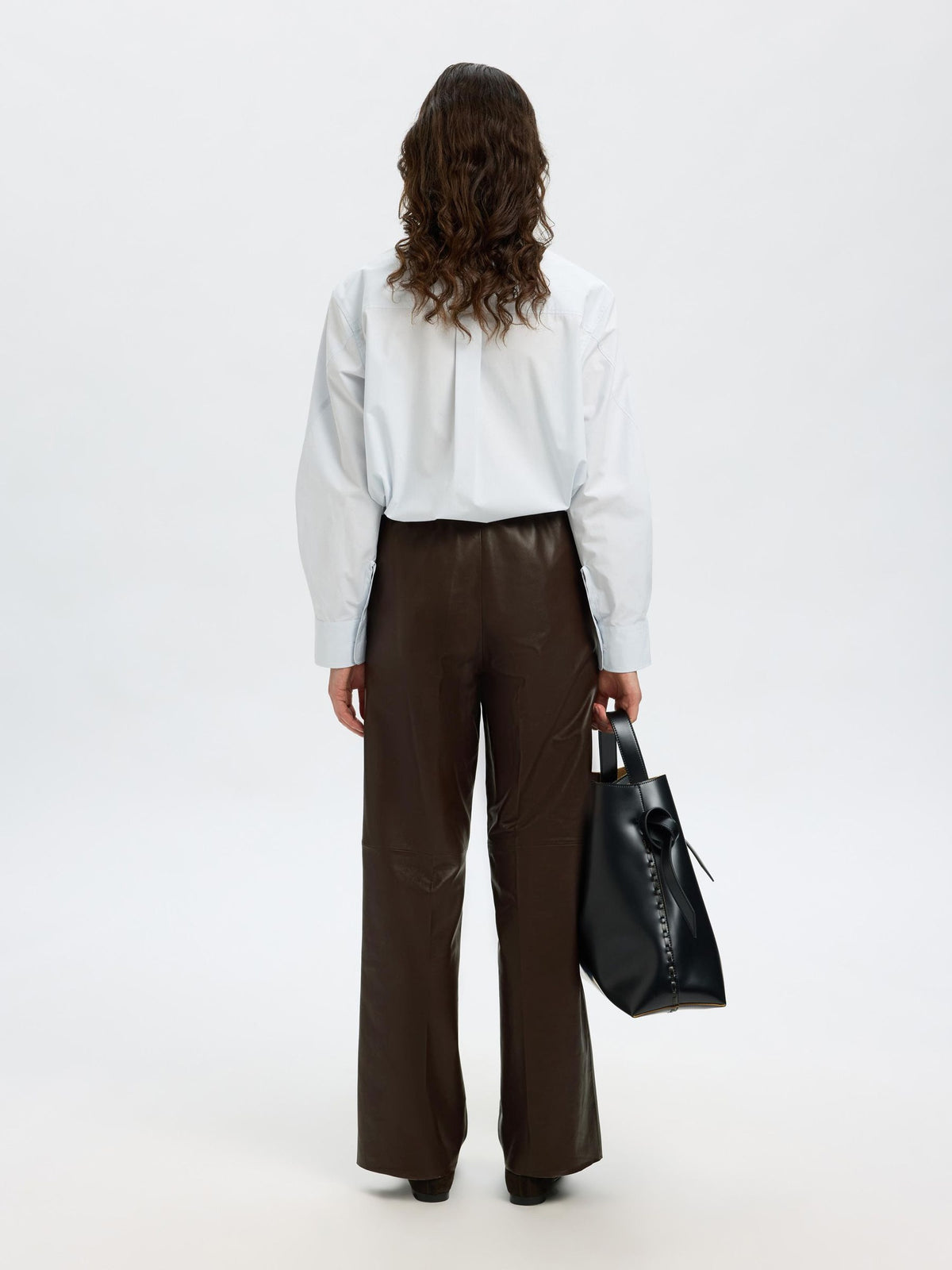 SELECTED  Boda Leather Pant in Delicioso