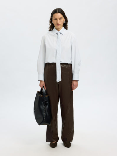 SELECTED  Boda Leather Pant in Delicioso