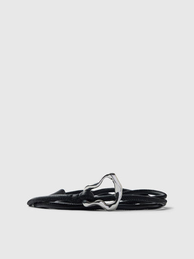SELECTED Alma Rope Belt in Black