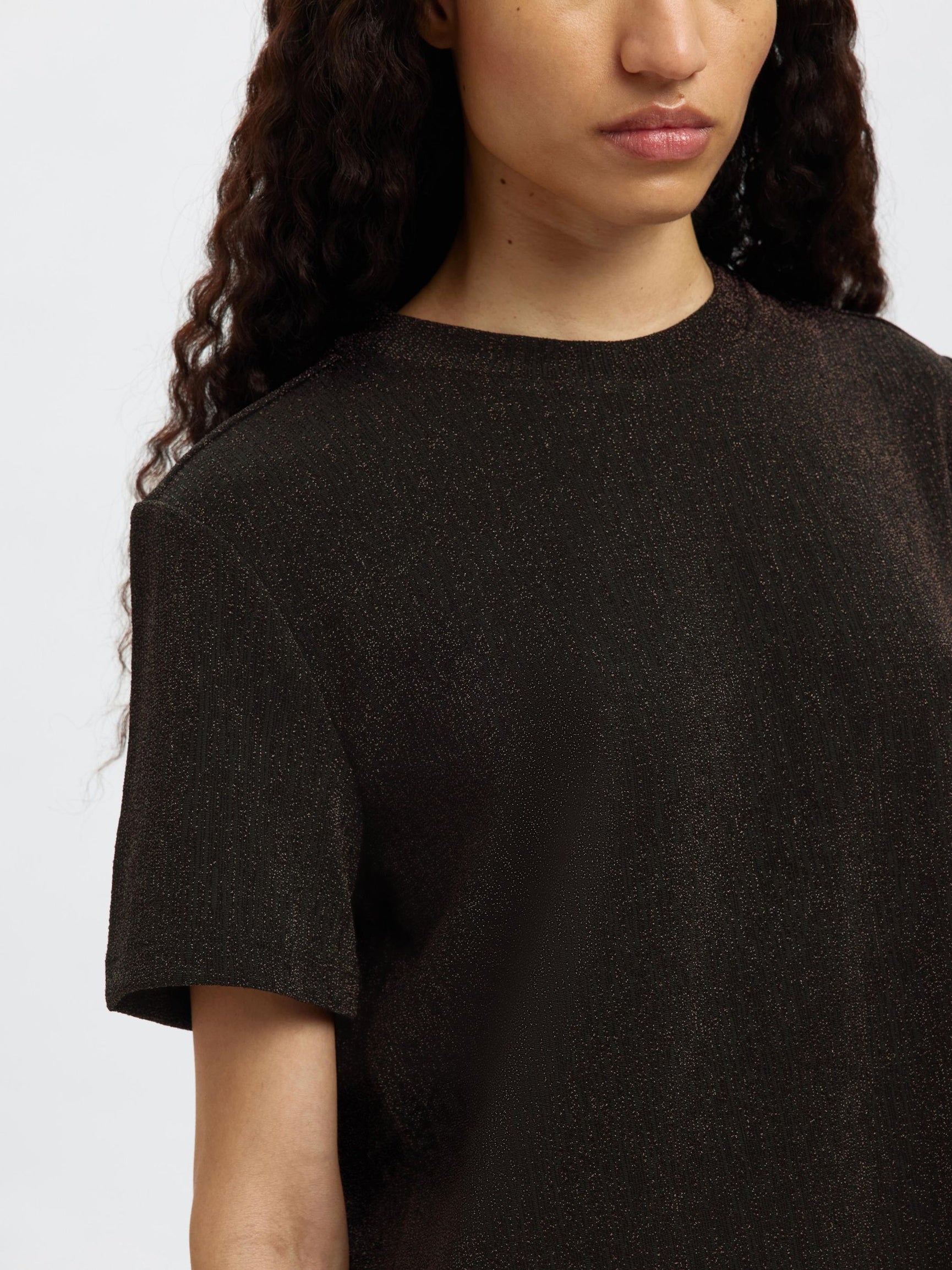 SELECTED Anja Boxy Tee in Delicioso