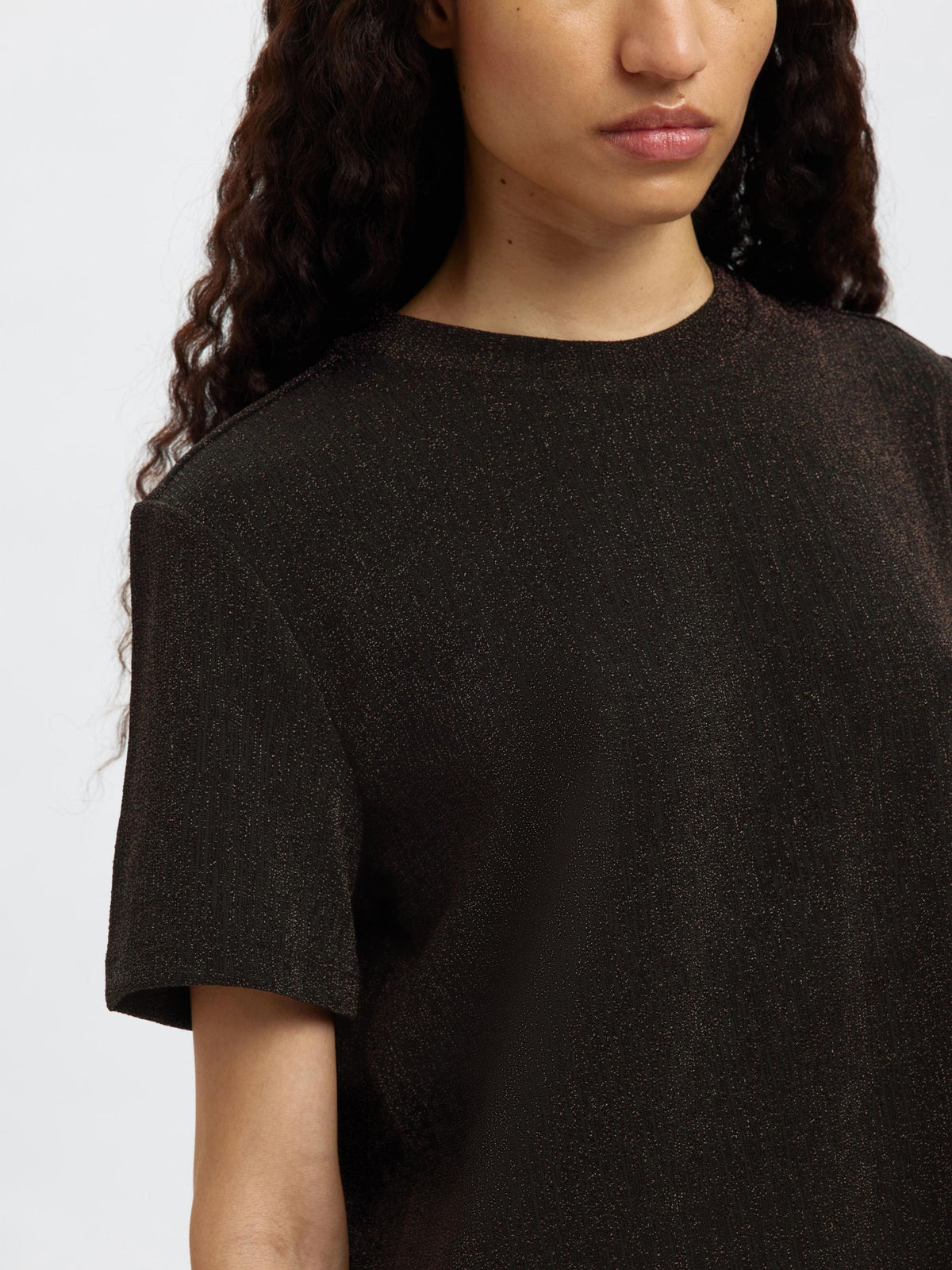 SELECTED Anja Boxy Tee in Delicioso