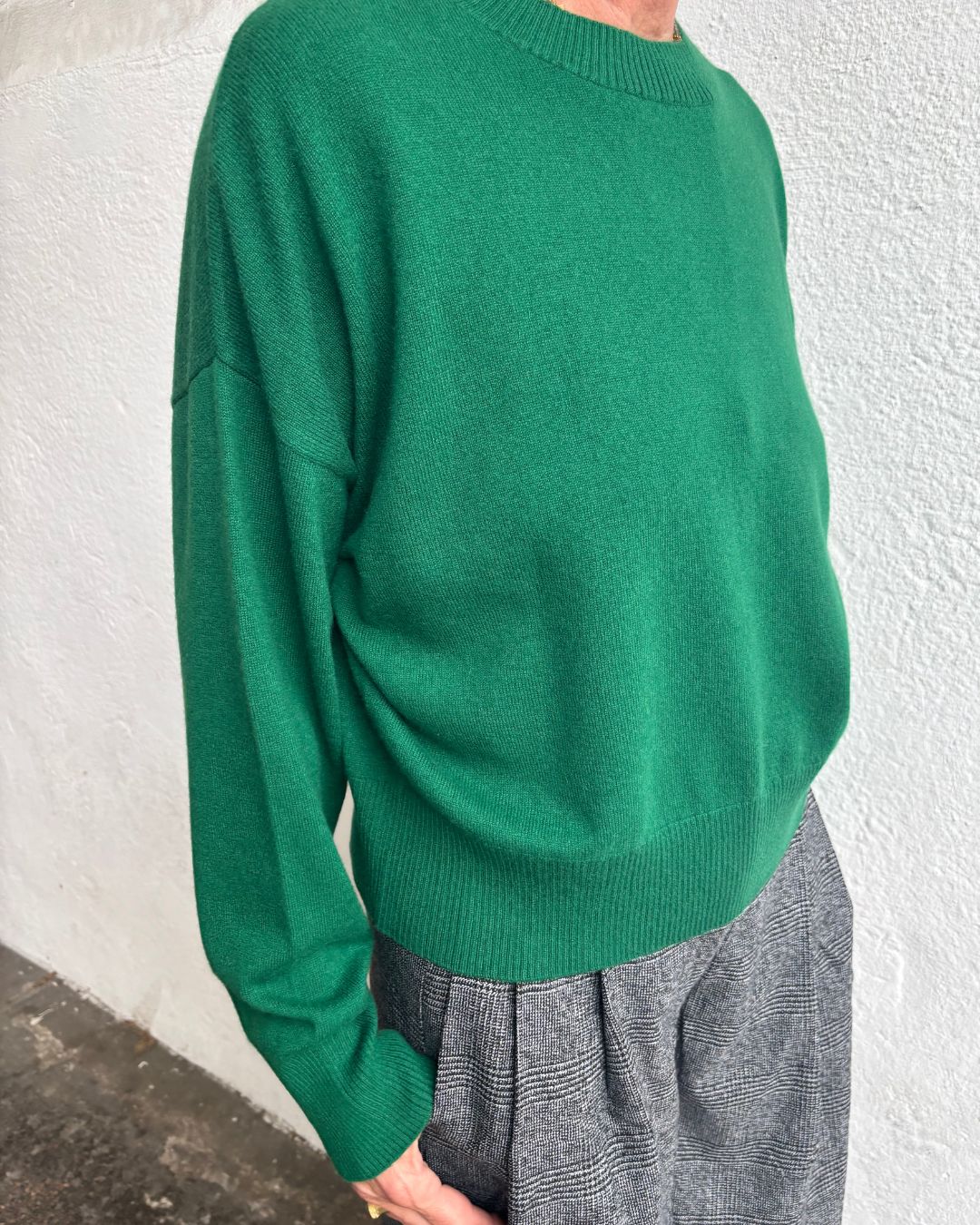PARK Boyfriend Jumper - Fir