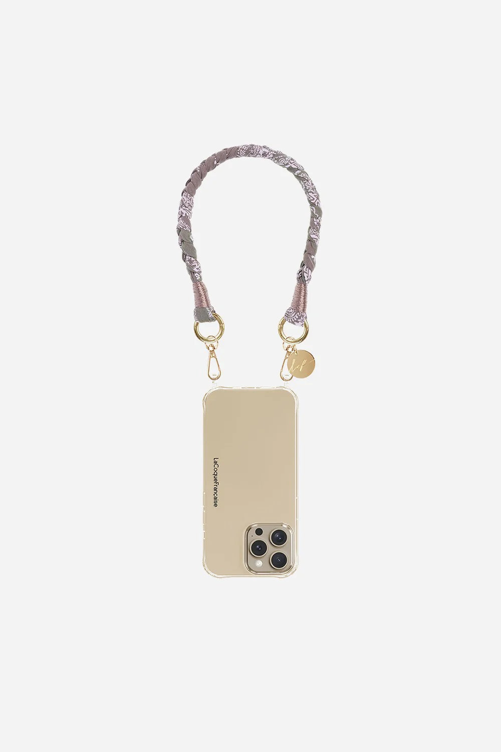 La Coque Franciase Della Bandana Bracelet Strap in Khaki