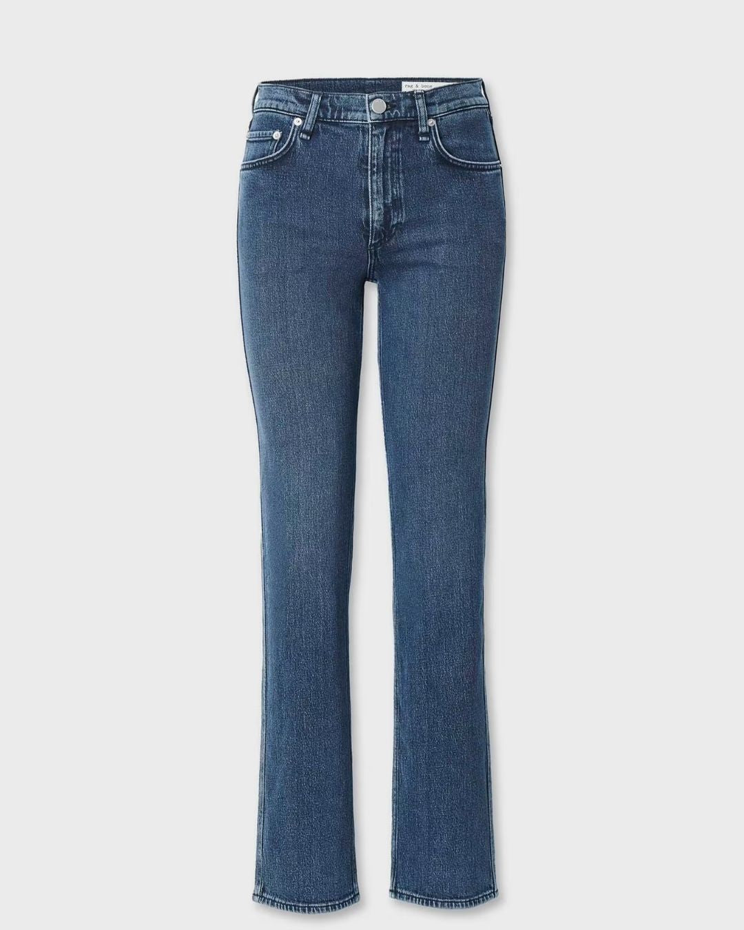 Rag & Bone Harlow Mid Full Slim Straight - Catskill