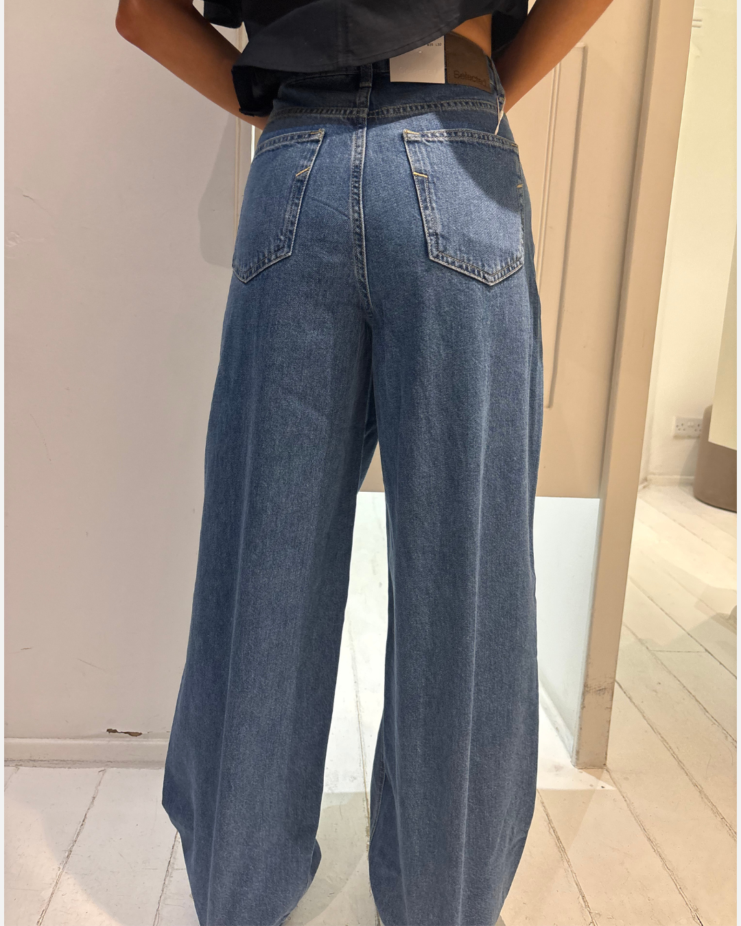 SELECTED Wide Agathe Baggy Jeans
