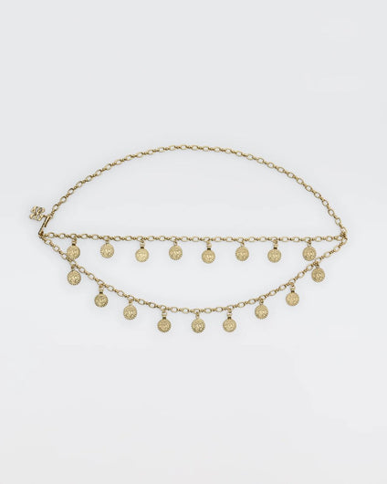 RIXO Lita Belt - Gold