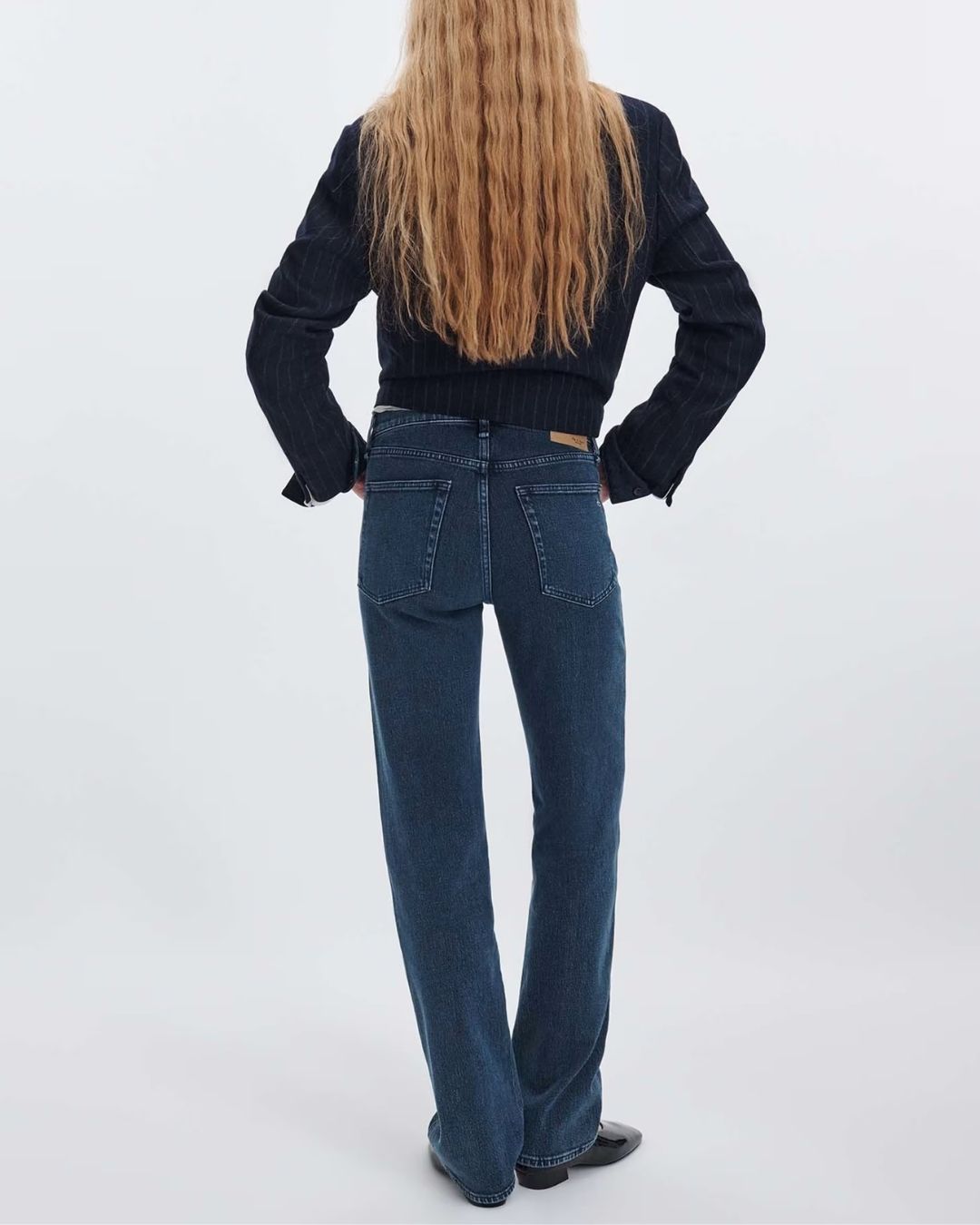 Rag & Bone Harlow Mid Full Slim Straight - Catskill