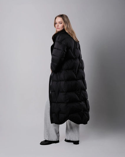 Vegancode 20494 Faux Fur Coat - Black