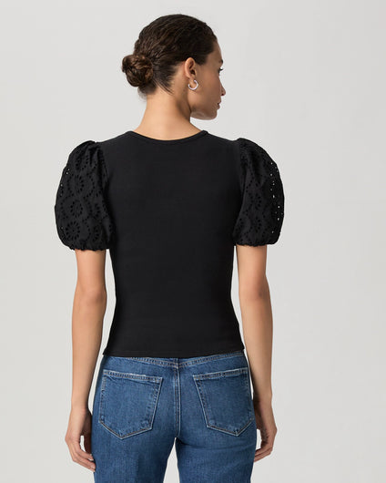 PAIGE Marina Top in Black