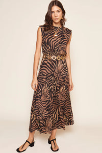 You added <b><u>RIXO Coralie Dress in Tiger Patchwork Black</u></b> to your cart.