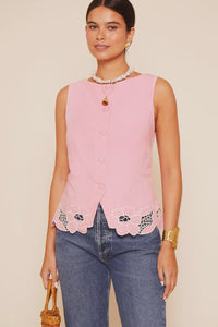 You added <b><u>RIXO Lucca Top Floral Cutwork in Blush</u></b> to your cart.