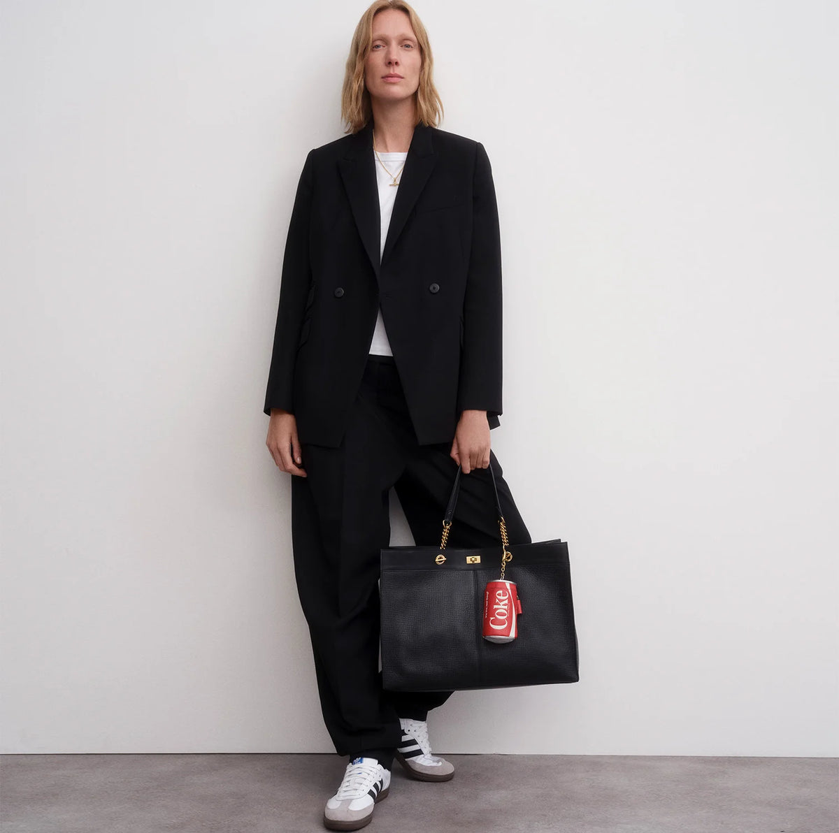 Anya Hindmarch Mortimer Tote Eyelet in Black