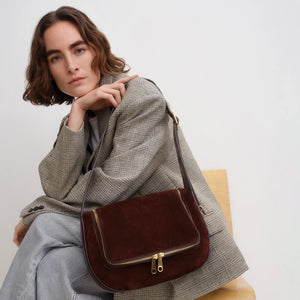 You added <b><u>Anya Hindmarch Vere in Dark Cedar Suede</u></b> to your cart.