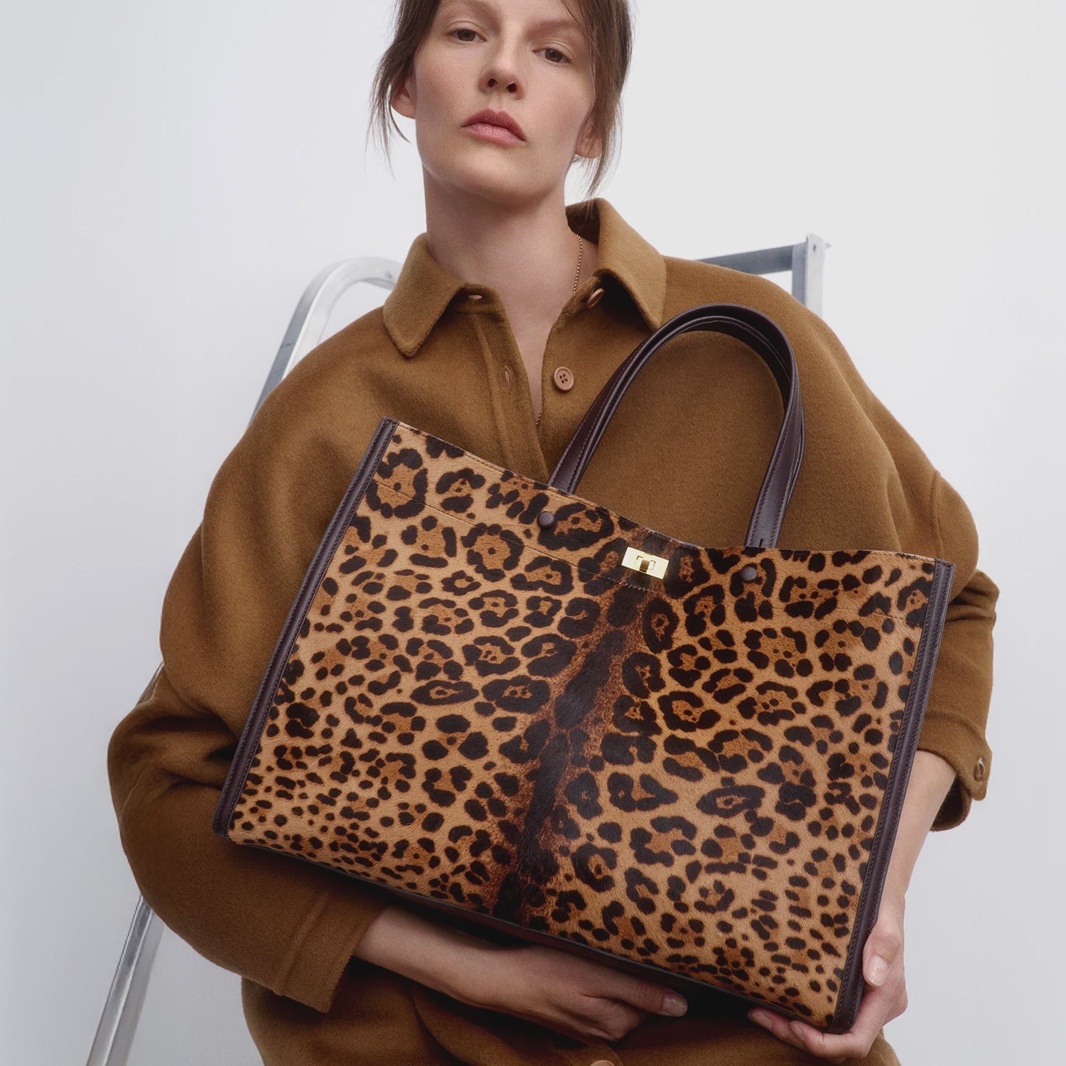 Anya Hindmarch Mortimer Tote in Leopard