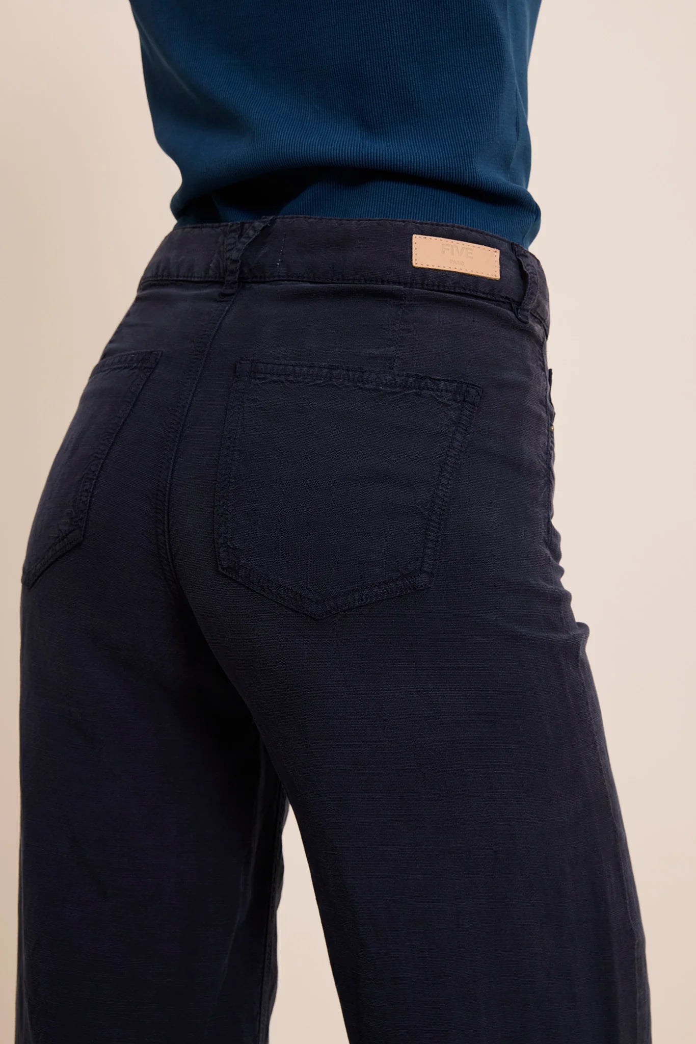 Five Jeans Joan Trousers in Navy