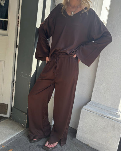 Crossley Brovit Drawsting Pants - Choco