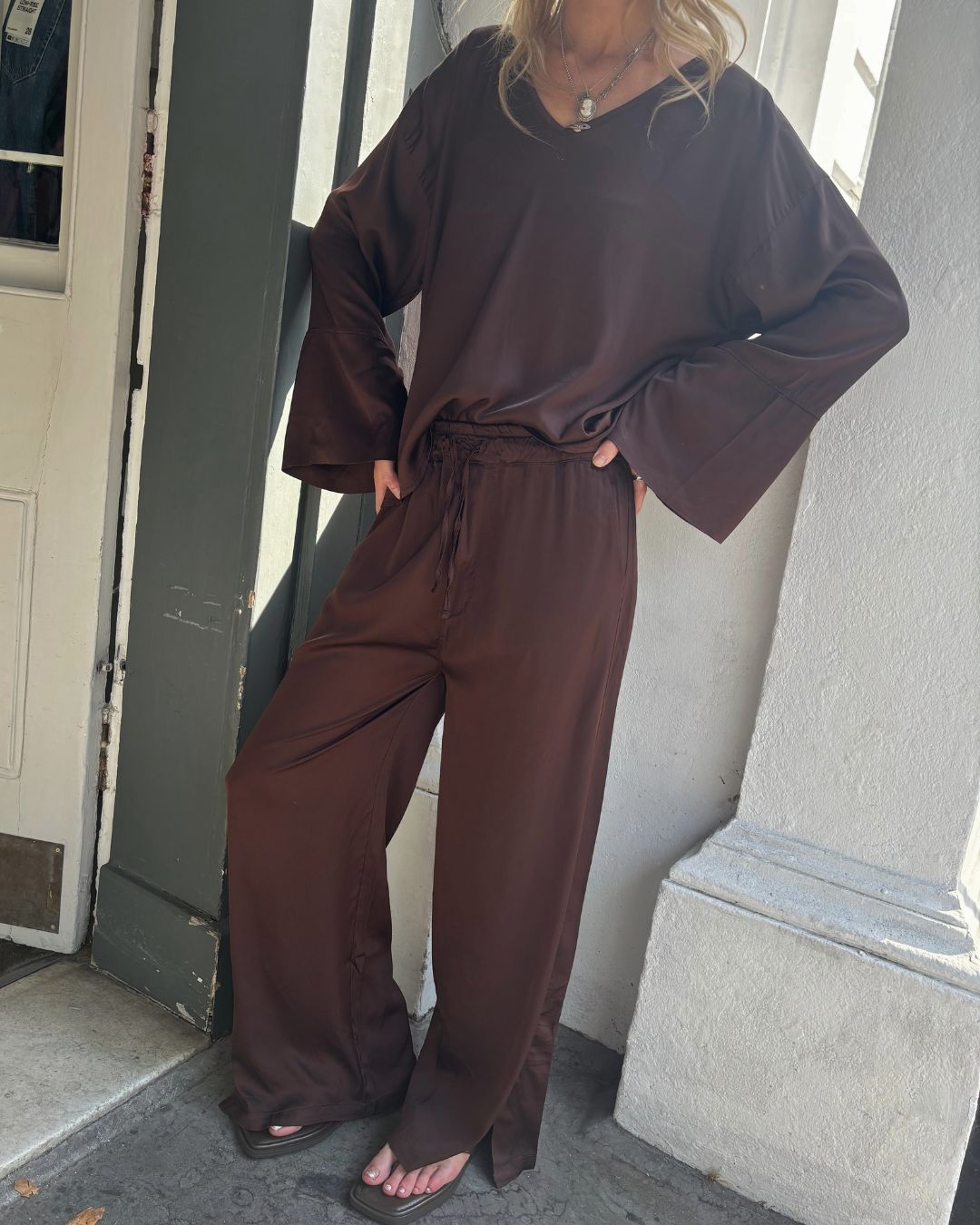 Crossley Brovit Drawsting Pants - Choco