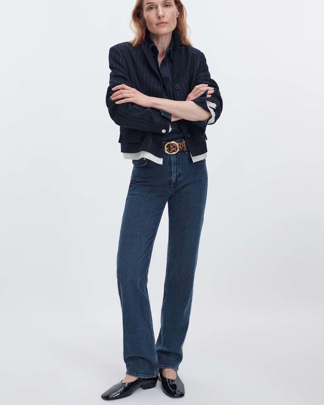 Rag & Bone Harlow Mid Full Slim Straight - Catskill